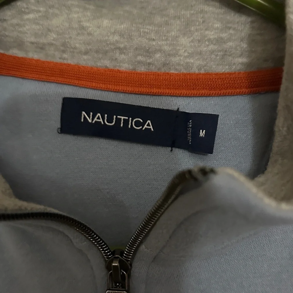 Nautica Sky Blue Half-Zip Sweater
